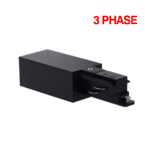 Power-feed+ end cap-3-phase-track-light